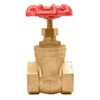 DuraChoice 1" Brass Gate Valve - 200WOG, FxF NPT