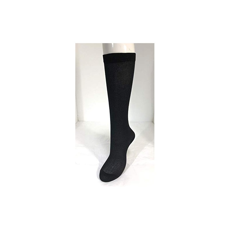 Mesh High Socks, 3 Pair Set, Cool, Solid Black, Cool,