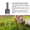 Hay Moisture Meter ABS Housing Digital Display Handheld Multifunctional Portable