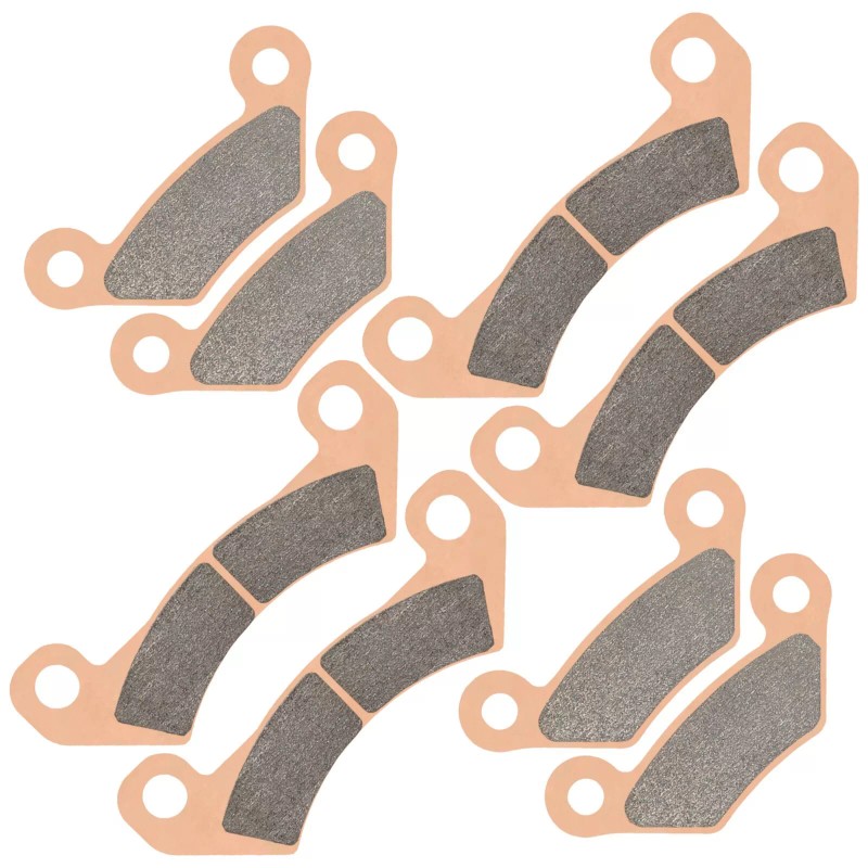 Caltric Front And Rear Brake Pads for John Deere Am141182