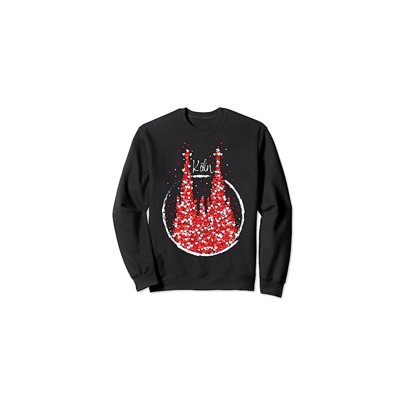 Cologne Cathedral Carnival Red White Gift Idea Sweatshirt