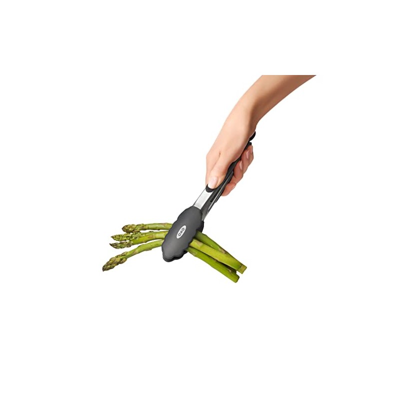 OXO – Pinzas con buen mango con extremo de silicona,