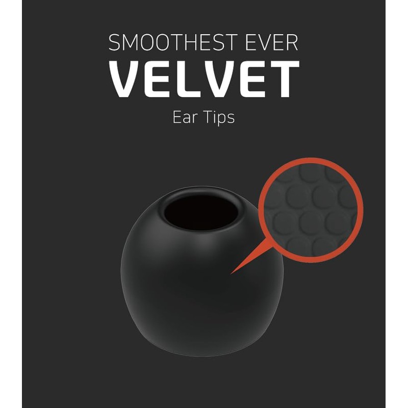 HiFiGo Divinus Velvet Silicone Earphones Ear Tips for Nozzle Size