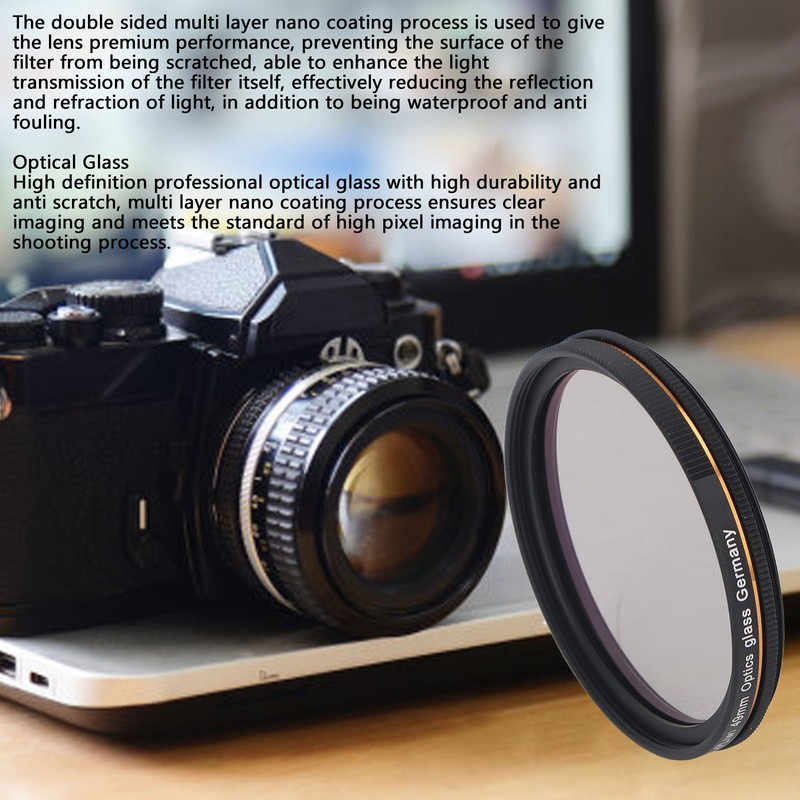 CPL Filter 49MM Multi Coated Aluminum Alloy Optical Glass High