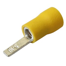 All Trade Direct 20 x Yellow 2.8mm Flat Blade Insulated Wire Connector Electrical Crimp Terminal