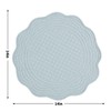 BALAPET Quilted Placemats Set of 6, 100% Cotton 14" Table