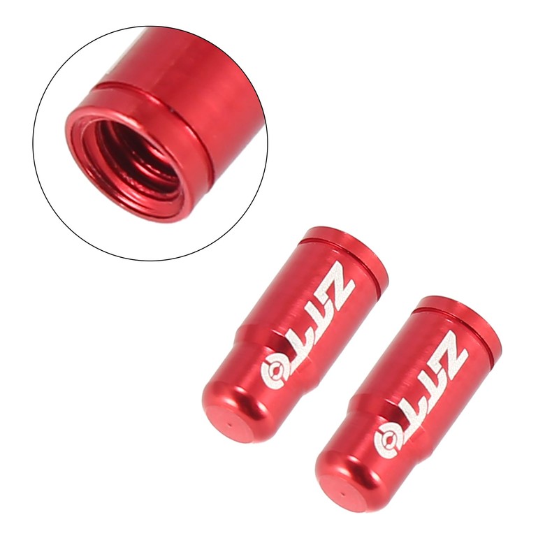 X AUTOHAUX 2pcs Type Valve Caps Dust Covers for Bicycle