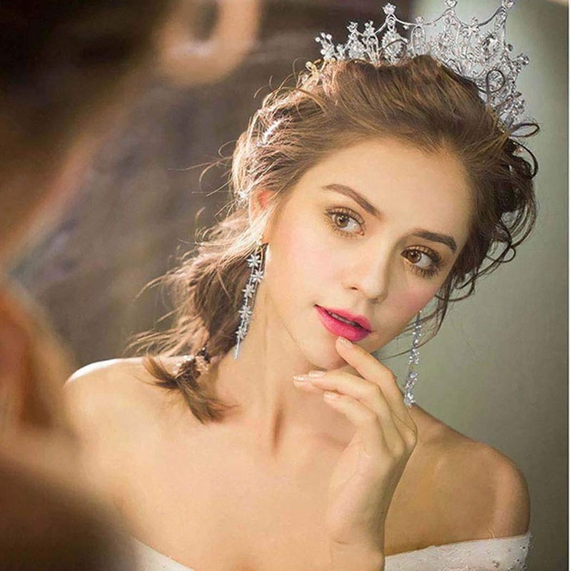 Tiara Crystal Crown for Bridal, Princess Tiara Wedding Tiara Crown