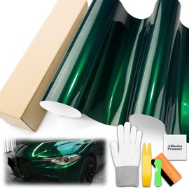 Super Gloss Metallic Agate Green Automotive Vinyl Wrap Car Vehicle Bubble Free Air Release 20"x60" (1.6FTx5FT)