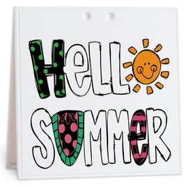 Hello Summer Decor Desk Sign, Funny Sunshine And Watermelon Plaque Gift for Farmhouse Home Garden Yard Decor