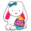 Easter Bunny Window Decoration Indoor Outdoor Use Happy Easter Lighted