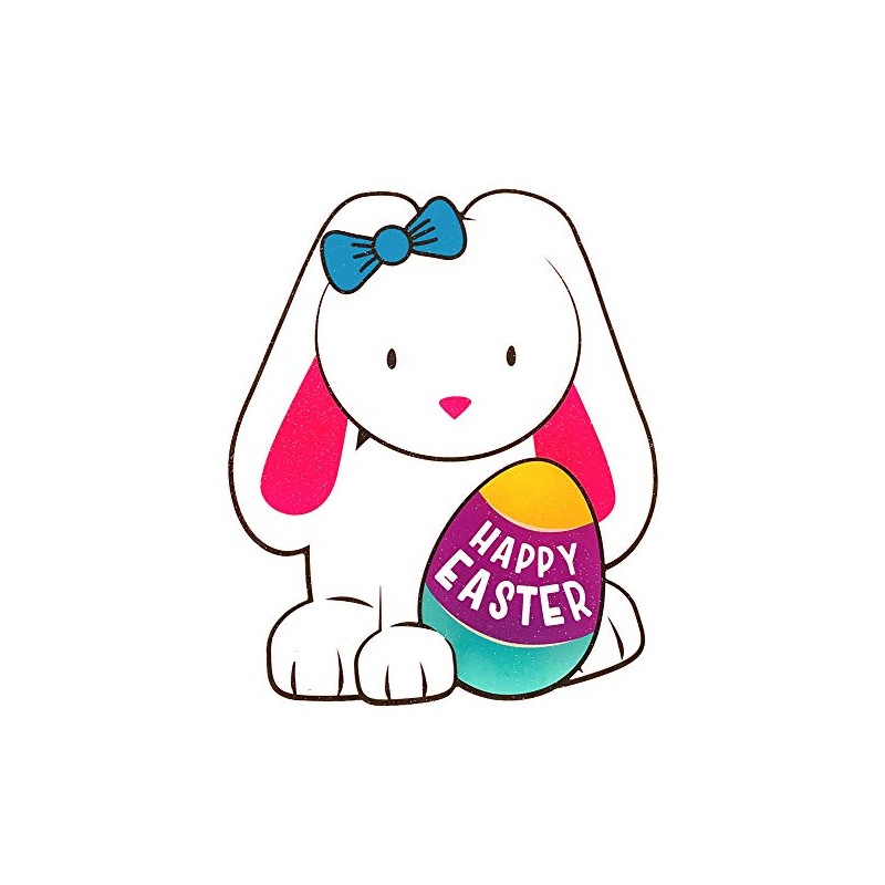 Easter Bunny Window Decoration Indoor Outdoor Use Happy Easter Lighted