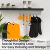 Deiss PRO Heat and Stain Resistant Silicone Oven Mitts Set,