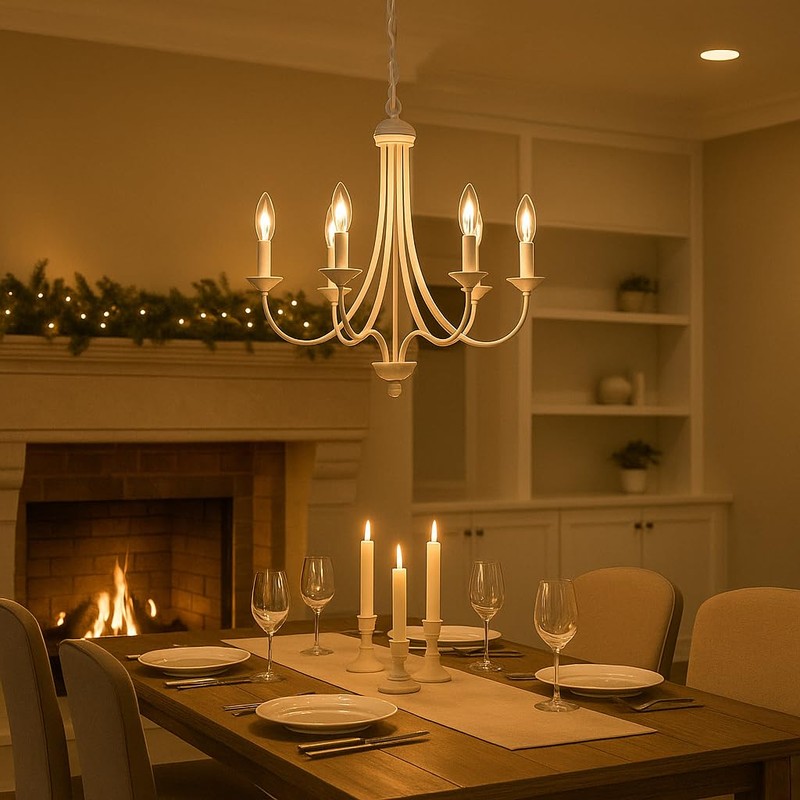Bioluz LED 4W Filament Candelabra Bulb, E12 Base High Efficiency