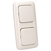 Busch-Jaeger Duro 2000 Complete Set Double Light Switch as Push