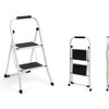 Simpli-Magic Step Ladder, 2 Step Stool Ergonomic Folding Step Stool