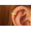 Gold Helix Cartilage Hoop - Handmade 8mm Hoop with a