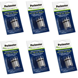 Perimeter Technologies Six Pack Dog Fence Batteries for Invisible Fence R21 or R51 Receiver Collars