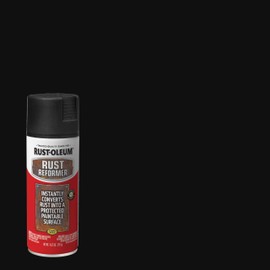 Rust-Oleum 248658-6PK Stops Rust Reformer Spray Paint, 10.25 oz, Black, 6 Pack