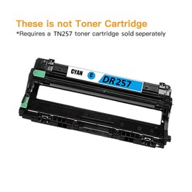 DR257 Cyan Imaging Drum Unit Compatible with Brother MFC-L3745CDW MFC-L3750CDW MFC-L3770CDW