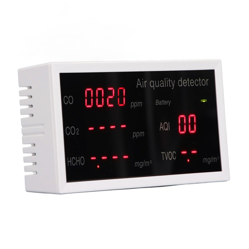 Indoor Air Quality Meter 5 In 1 PM2.5 HCHO Carbon