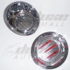 DA Chrome "Stick-On" Fog Light Trims Covers FIT Chevy Camaro