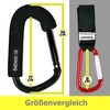 Babies1st Pram Carabiner Large 14 cm, Pram Hook for Changing