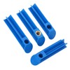 4PCS Fuel Injector Nozzle Flush Cleaner Adapter Universal Cleaning Tool