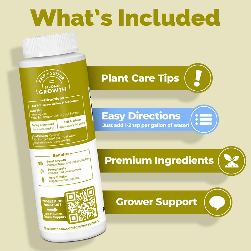 Sulfur Fertilizer for Plants, Micronutrient Sulfur for Boosted Growth and