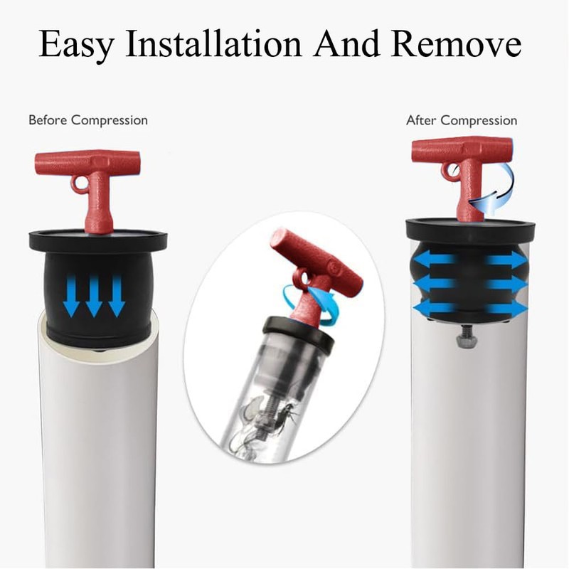 Scupper Plugs, Expansion Rubber Drain Plug with T Handle and