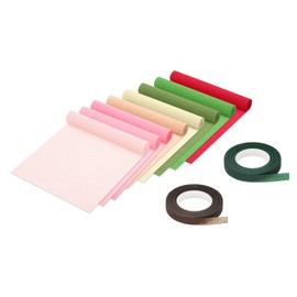 PATIKIL 8.2ft Crepe Paper Roll, 8 Roll 10" Width Soft Paper Streamer Sheet for Craft Flower Making Wrapping Party Birthday Wedding Decoration Ornament, Multicolored 14