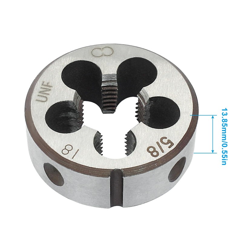 Zorveiio 5/8"-18 UNEF Tap and Die Set, 5/8 x 18