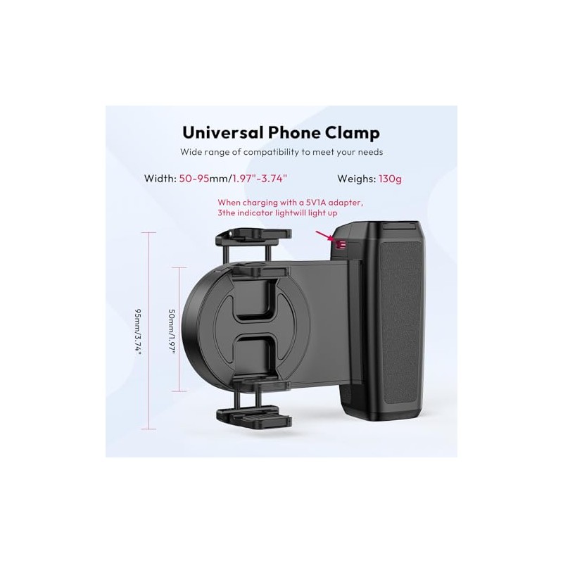 ULANZI MT-44B Trípode para Celular,configuración de Doble cámara,150cm