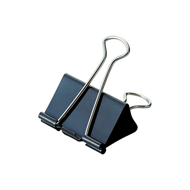 TRUSCO TDB25 Double Clip Medium 1.0 inches (25 mm) (Pack