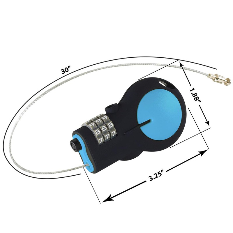 Lewis N. Clark TSA Approved Padlock & Bike Lock for