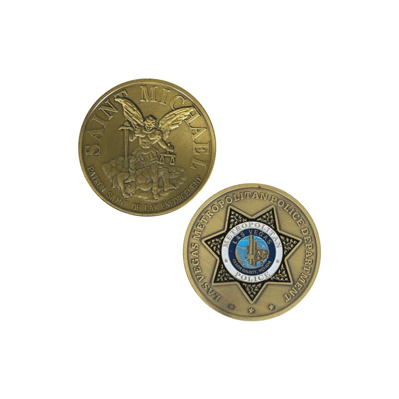 Las Vegas Metropolitan Police Saint Michael Department Coin