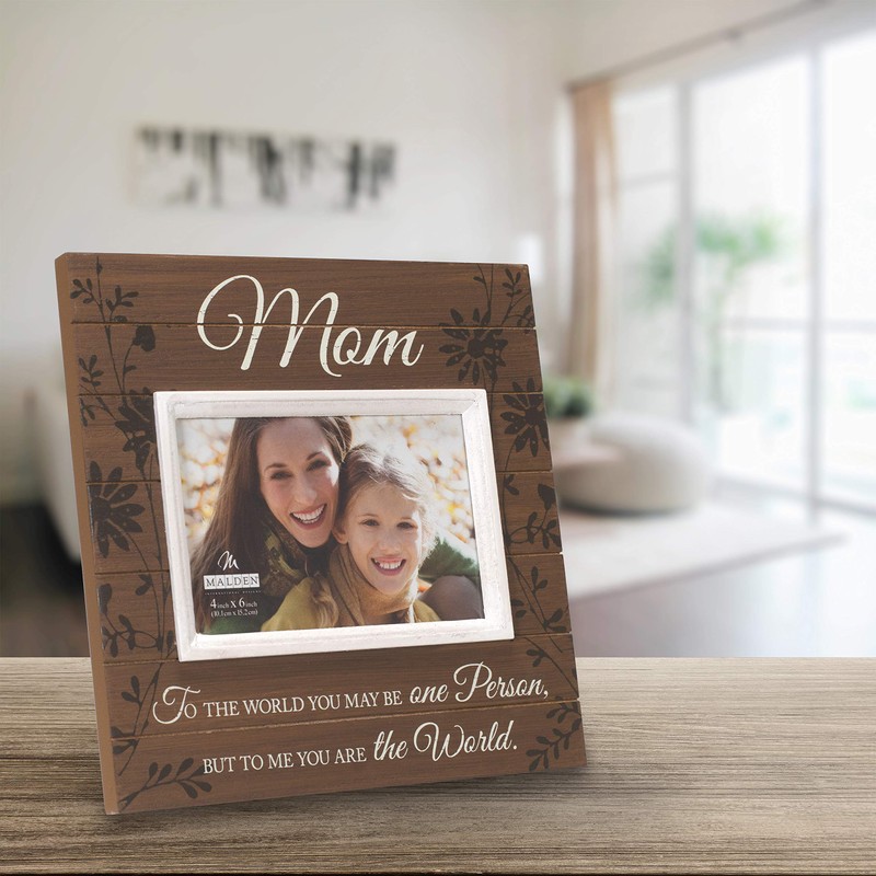Malden International Designs Sun Washed Woods Mom Walnut Distressed Picture