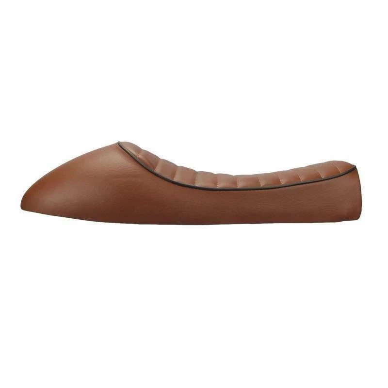 GOODFITMENT Brown Vintage Motorcycle Hump Retro Saddle Seat For Cafe