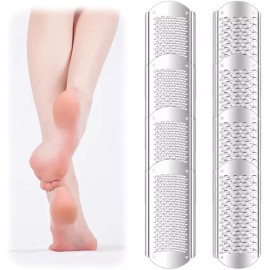 8 PCS 풋 파일 발용 칼러스 리무버 스테인리스 스틸 교체 블레이드 2 디자인 큰 및 미세 구멍 발 페디큐어 8 PCS Foot File Callus Remover Stainless Steel Replaceable Blade 2 Designs Large and Fine Holes Pedicure Tool