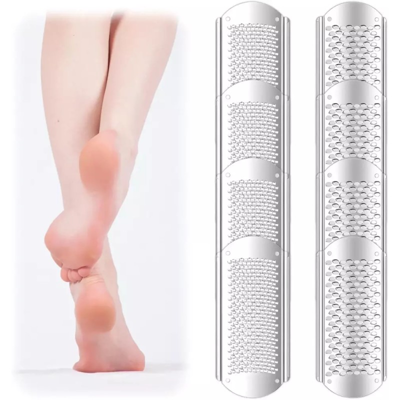 8 PCS 풋 파일 발용 칼러스 리무버 스테인리스 스틸 교체