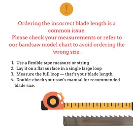 Cutlery Mania 4 Pack Band Saw Blade (Bone-in) 5/8x.022x3TPIx (65 inch)