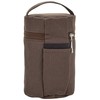 Zojirushi SW-PA02-TD Food Jar Pouch, Medium, Dark Brown