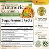 Turmeric Curcumin Supplement 1500mg - Organic Tumeric & BioPerine Black