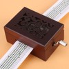 DIY Wooden 15 Note Hand cranked Tape Music Box Brithday