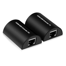 avedio links 196ft/60m HDMI Extender, Full HD 1080P HDMI Ethernet Extender Adapter Over Single Cat 5e/6/7