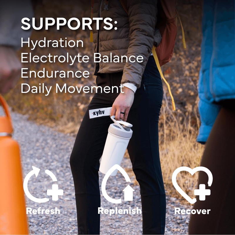 Kyhv Nutrition Hydration Electrolyte Drink Mix Powder Stick Packs, Strawberry