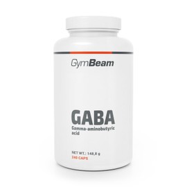 GymBeam GymBeam GABA Kapseln - Hochdosierte Aminobutters?ure, 1000 mg pro Tagesdosis, fr effektive Konzentration, Ged?chtnis und Lernen, Pflege eines ruhigen Geistes, Entspannung und Schlaf (240 caps)