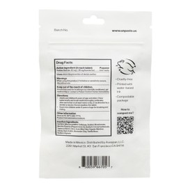 New Formula, Unpaste Toothpaste Tablets, Fluoride Mint, Xylitol Free, Vegan, Plastic Free, Travel-Friendly, Resealable Packet, 250ct, 4 Month Supply