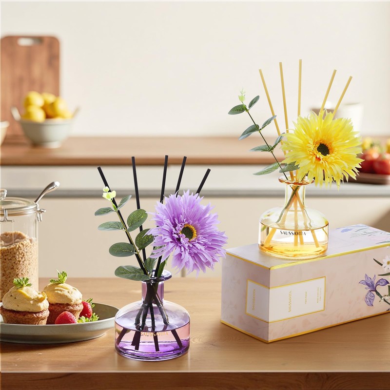 Reed Diffusers Set Apple Blossom Scent, 7.10 oz Diffusers for