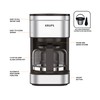 KRUPS Simply Brew Compact 5 Cup Coffee Maker: Stainless Steel
